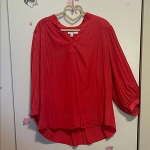 Chico's Vibrant Red Blouse
